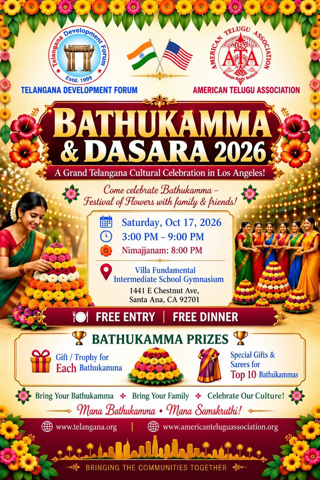 Bathukamma & Dasara 2026